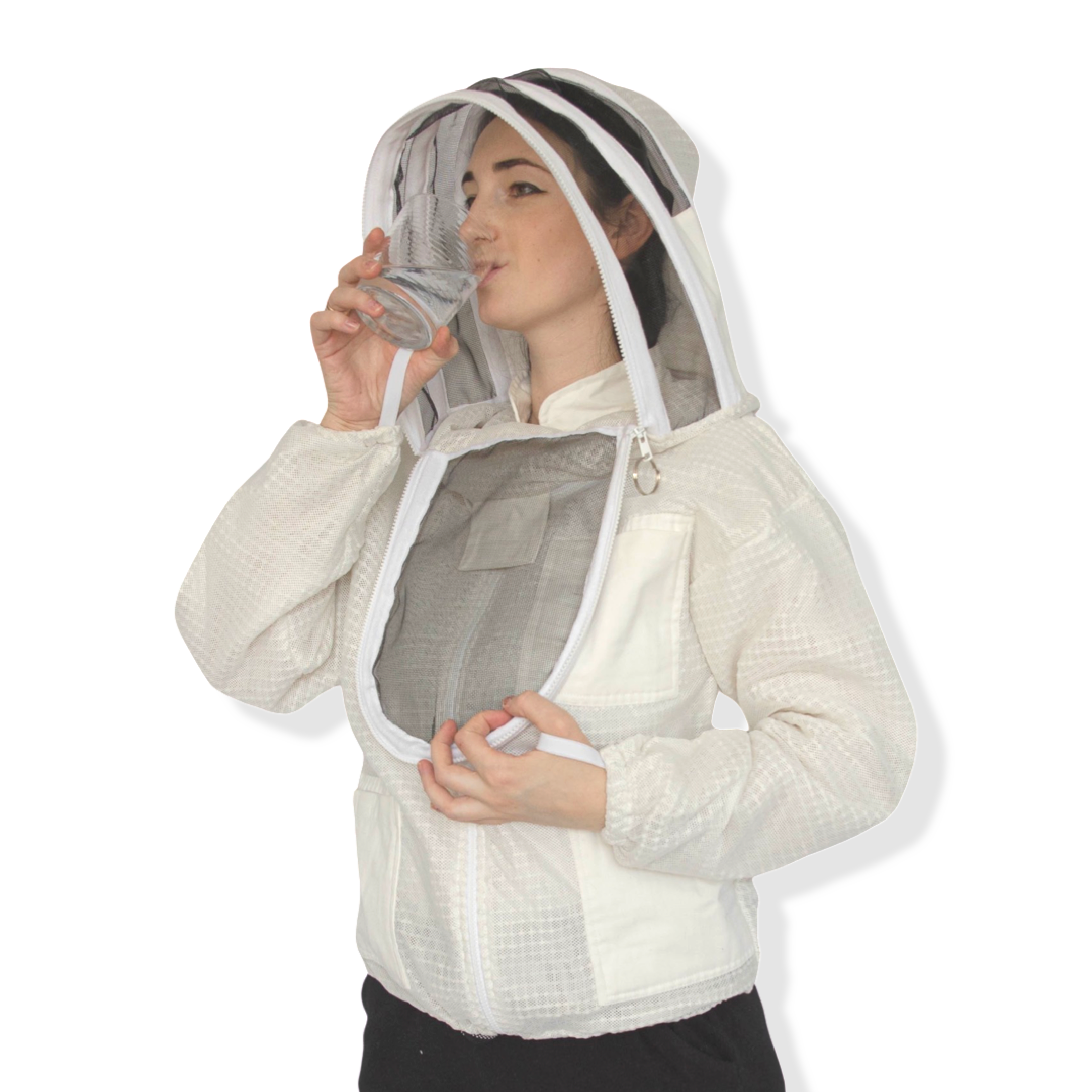 5X-Large Beekeeping Bee Jacket Ventilated Ultra Breathable 3 Layer Mesh Jacket 