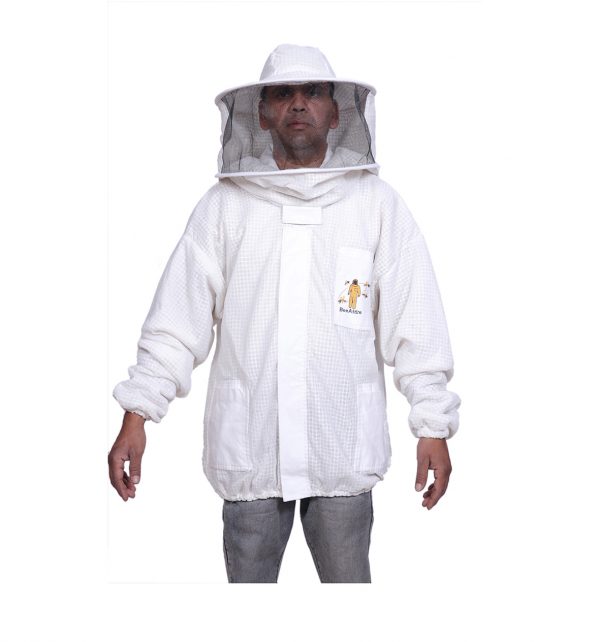 Three Layer Bee Ultra Ventilated Beekeeper Beekeeping Suit Fencing Veil
