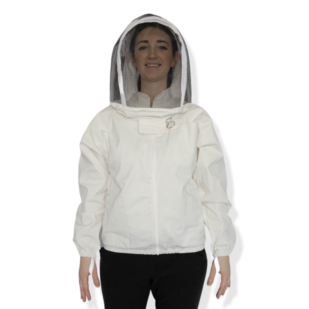 Beekeeping Zip Up Jacket With Zip On Hood/Veil Size 6X-Large 